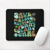 Rettend Rettungsaktion Gerecycelt Pflanze Saubere Mousepad (Mit Mouse)
