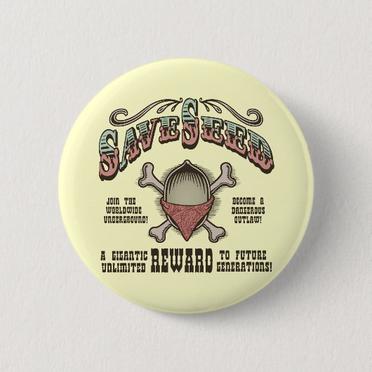 Rettend Saatgut Button (Vorderseite)