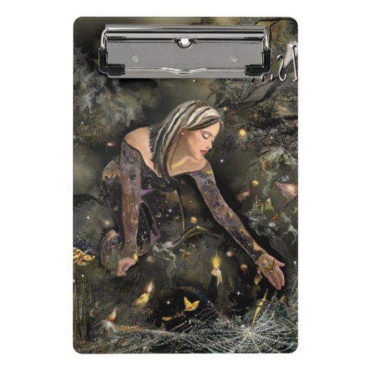 Rettend Schmetterlinge Mini Klemmbrett (Vorderseite)