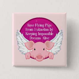 Rettend Schweine Button