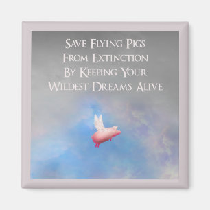 Rettend Schweine Magnet