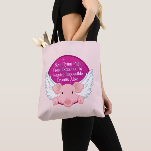 Rettend Schweine Tasche (Von Nahem)