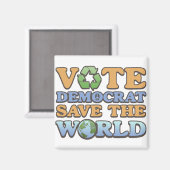 Rettend Stimme für die Welt Magnet (Vorderseite/Rückseite)
