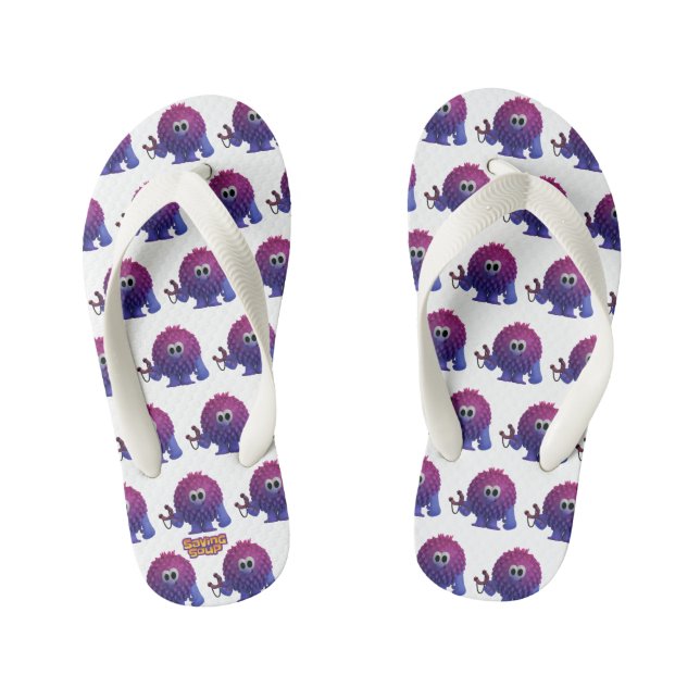 Rettend Suppe - Slinger Kids Flip Flops Kinderbadesandalen (Fußbett)