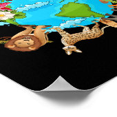 Rettend Tier Earth Day Poster (Ecke)