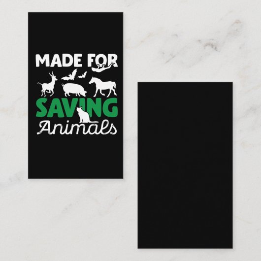 Rettend Tierärzte Visitenkarte (Vorne/Hinten)