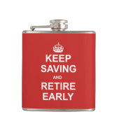 Rettend und frühzeitig behalten flachmann (Vorderseite)