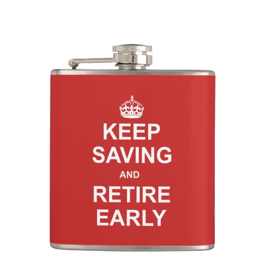 Rettend und frühzeitig behalten flachmann (Vorderseite)