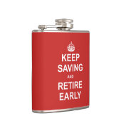 Rettend und frühzeitig behalten flachmann (Rechts)