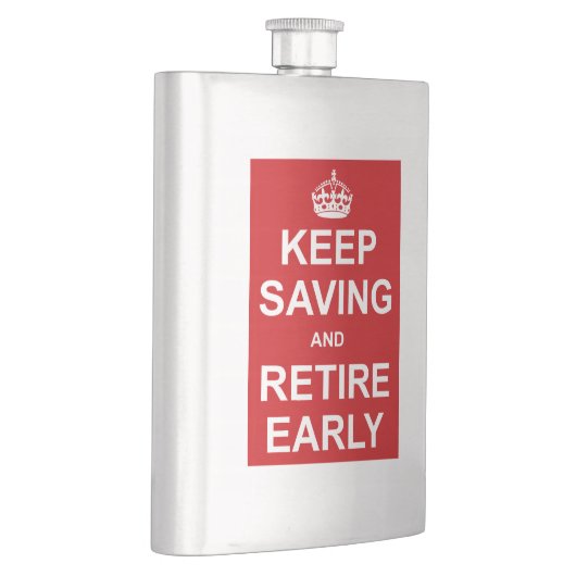 Rettend und frühzeitig behalten flachmann (Rechts)