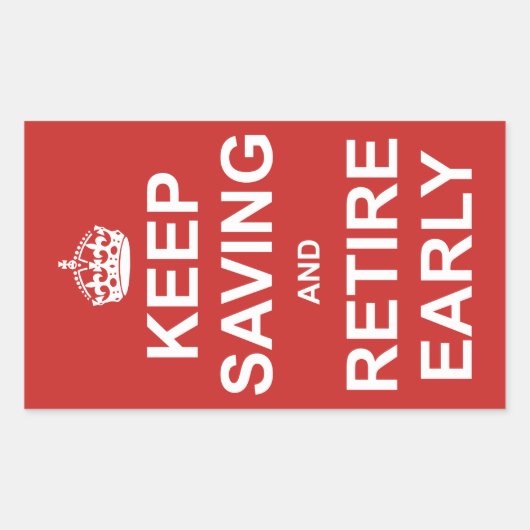 Rettend und frühzeitig behalten rechteckiger aufkleber (Vorderseite)