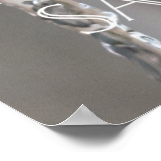 Rettend Wasser rette du in Zukunft Poster (Ecke)