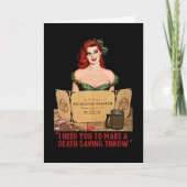 Rettend Wurf Karte (Vorderseite)