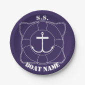 Retter/Ankerpapier-Teller (Lite Print) Pappteller (Vorderseite)