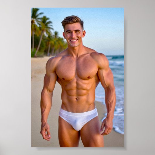 Retter-Bild Nr. 2 Mini-Druck Poster (Vorne)