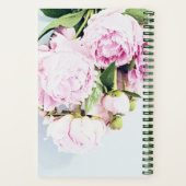 Retter der Schönheit Isaiah 61:3 Peonies Floral Jo Notizblock (Rückseite)