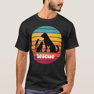 Retter der Vintage-Tiere T-Shirt