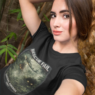 Retter gescheitert Damen dunkles T-Shirt