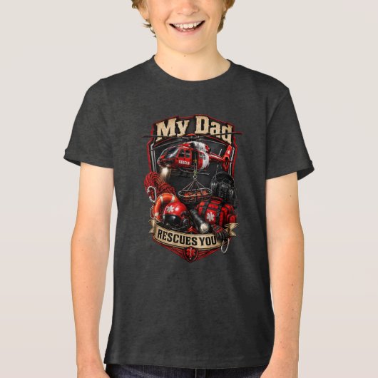 Retter Tri-Blend Shirt (Vorderseite)