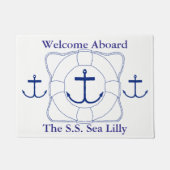 Retter- und Ankermatte (dunkle Farbe) Fußmatte (Vorderseite)