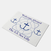 Retter- und Ankermatte (dunkle Farbe) Fußmatte (Schrägansicht)