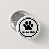 Retterclub – Vereint durch Pfoten Button (Vorne & Hinten)