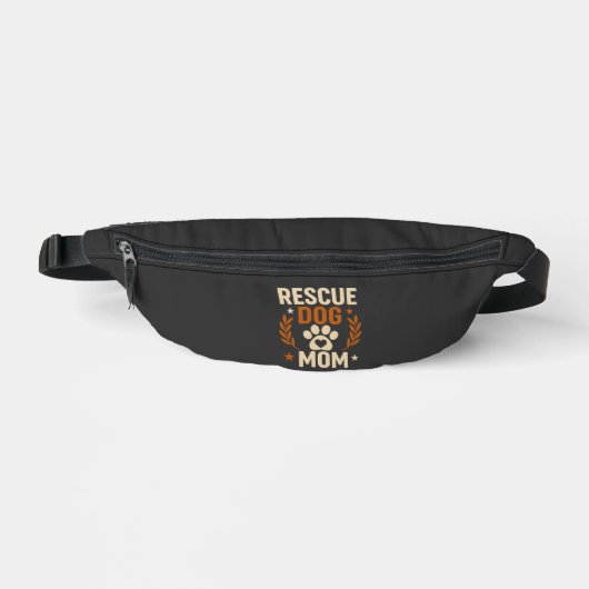 Retterhund-Mama Bauchtasche (Vorderseite)
