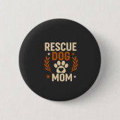 Retterhund-Mama Button (Vorderseite)