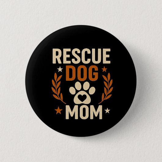 Retterhundemutter Button (Vorderseite)
