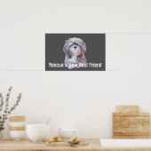 Retterhundposter Poster (Küche)