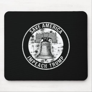 Rettet Amerika Trump anklagen Freiheitsglocke Anti Mousepad