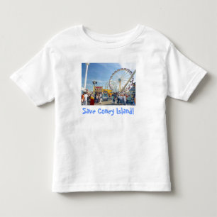 Rettet Coney Island! T-Shirt für Kleinkinder