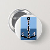 Rettet das Meer Button (Vorne & Hinten)