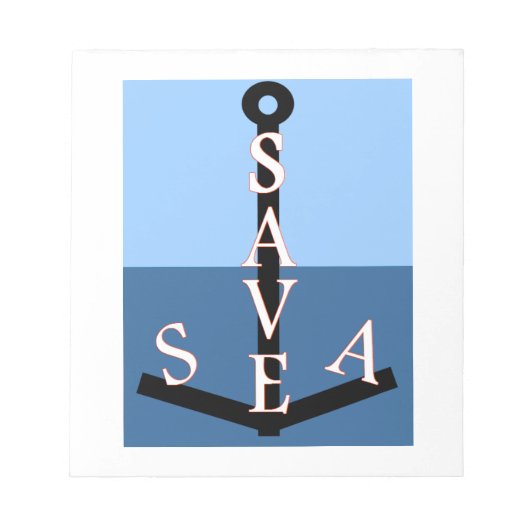 Rettet das Meer Notizblock (Vorderseite)