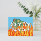 Rettet den Amazonas Postkarte (Stehend Vorderseite)