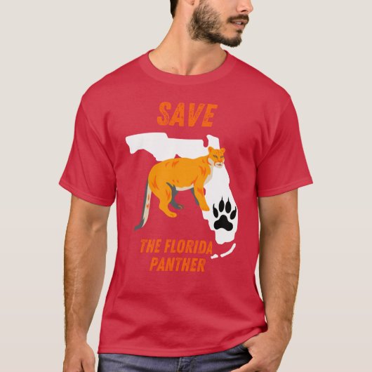 Rettet den Florida-Panther T-Shirt (Vorderseite)
