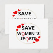 Rettet den Klassiker des Frauensports (Vorne/Hinten)