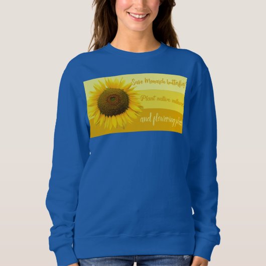 Rettet den Monarchfalter Sweatshirt (Vorderseite)