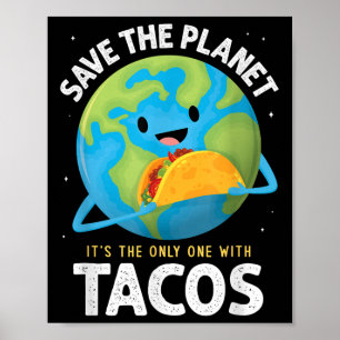 Rettet den Planeten als einzigen mit der Erde von  Poster