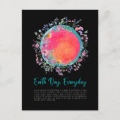 Rettet den Planeten, den Tag der Erde Postkarte (Vorderseite)