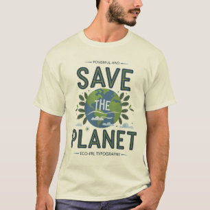 Rettet den Planeten: Ein Aufruf zu Umweltaktionen T-Shirt
