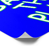 Rettet den Planeten Poster (Ecke)