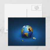 Rettet den Planeten Postkarte (Vorne/Hinten)