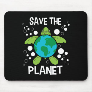 Rettet den Planeten - Umweltschutz Erde D Mousepad