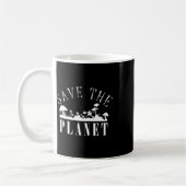 Rettet den Planeten-Umweltschutz-Tag Kaffeetasse (Links)
