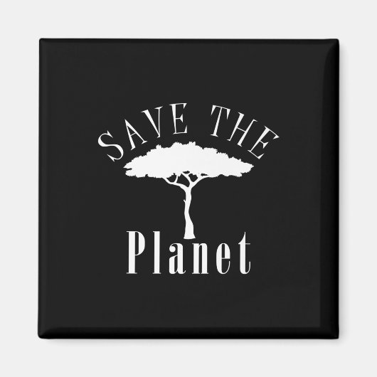 Rettet den Planeten-Umweltschutz-Tag Magnet (Vorne)