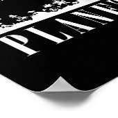 Rettet den Planeten-Umweltschutz-Tag Poster (Ecke)