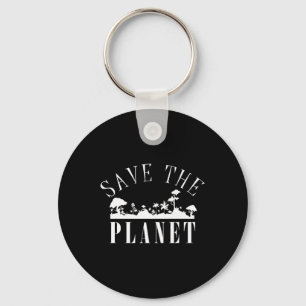 Rettet den Planeten-Umweltschutz-Tag Schlüsselanhänger