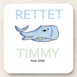 rettet den wal getränkeuntersetzer