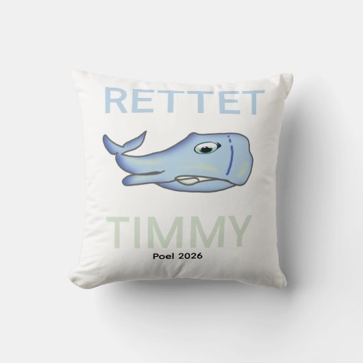 rettet den wal kissen (Vorderseite)